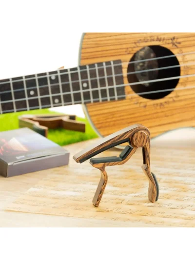 Каподастр Overtone GC-12 Sapele