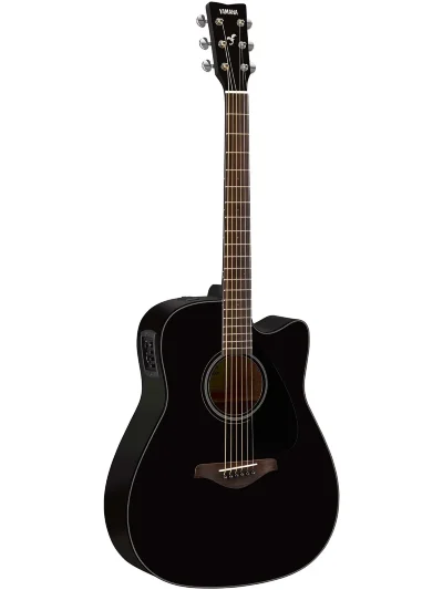 Електро-акустична гітара Yamaha FGX800C (Black)