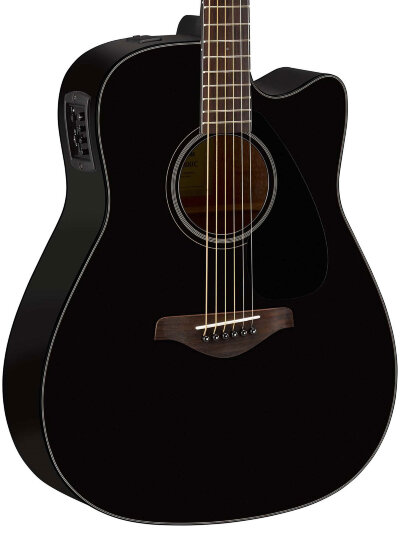 Електро-акустична гітара Yamaha FGX800C (Black)