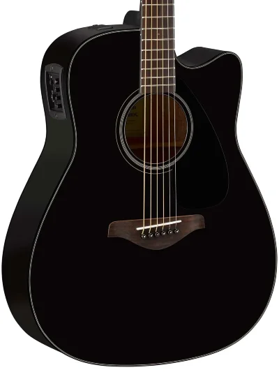 Електро-акустична гітара Yamaha FGX800C (Black)