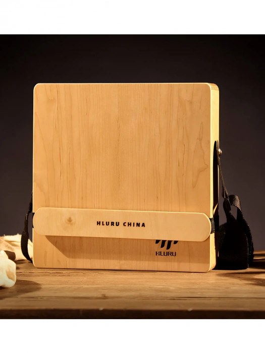 Hluru Cajon 3-in-1 Travel 30CN Black Tortoise - Maple