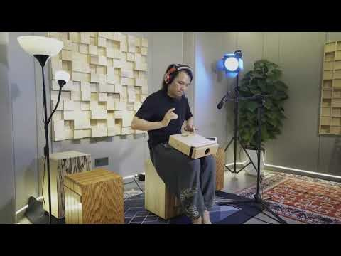 Кахон Кахон Hluru Cajon 3-in-1 Travel 30CN Black Tortoise - Maple