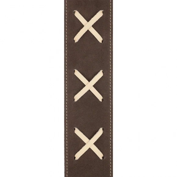 Ремень для гитари D'Addario 25VDG00 Vintage Suede Guitar Strap (Brown)