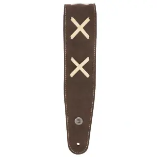 D'Addario 25VDG00 Vintage Suede Guitar Strap (Brown)