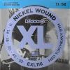 Струни D'Addario EXL116 XL Nickel Wound Medium Top/Heavy Bottom 11-52