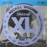 Струни D'Addario EXL116 XL Nickel Wound Medium Top/Heavy Bottom 11-52