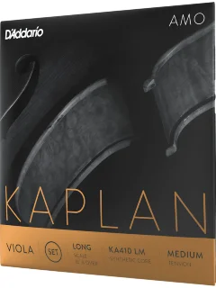 D'Addario KA410 LM Kaplan Amo Viola String Set Long Scale Medium Tension