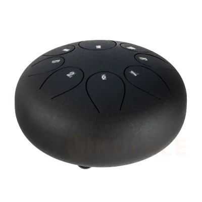 Глюкофон Hluru TY8-8 Charcoal 8" (20см) 8 нот Tongue Drum Alloy Carburizing Steel