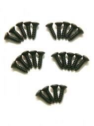 Dimarzio GH1000BK Pickguard / Backplate Screws Set of 24 (Black)