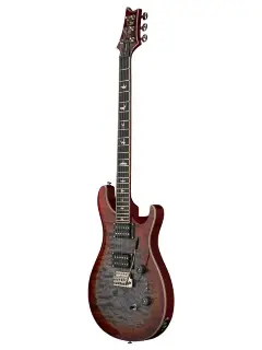 PRS SE Custom 24-08 Quilt (Charcoal Cherry Burst)