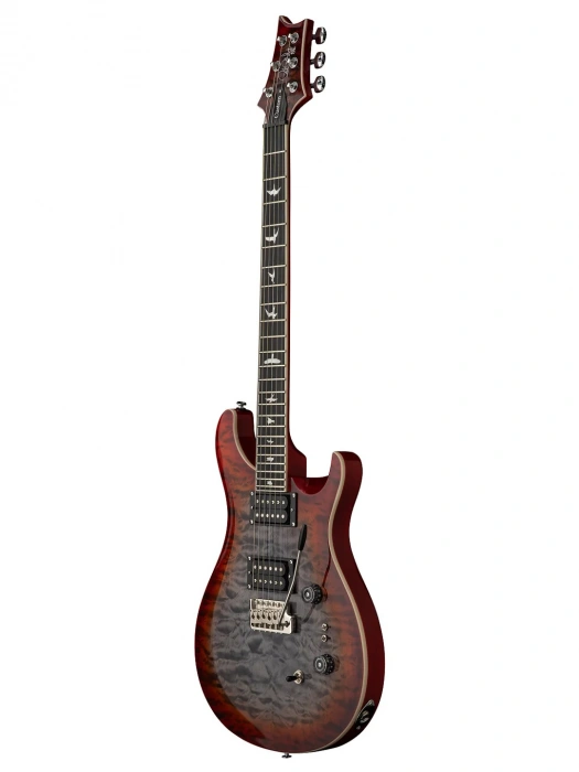 PRS SE Custom 24-08 Quilt (Charcoal Cherry Burst)