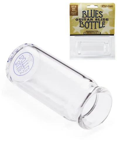 Слайдер Dunlop 272 Blues Bottle Regular Wall Medium Clear Slide