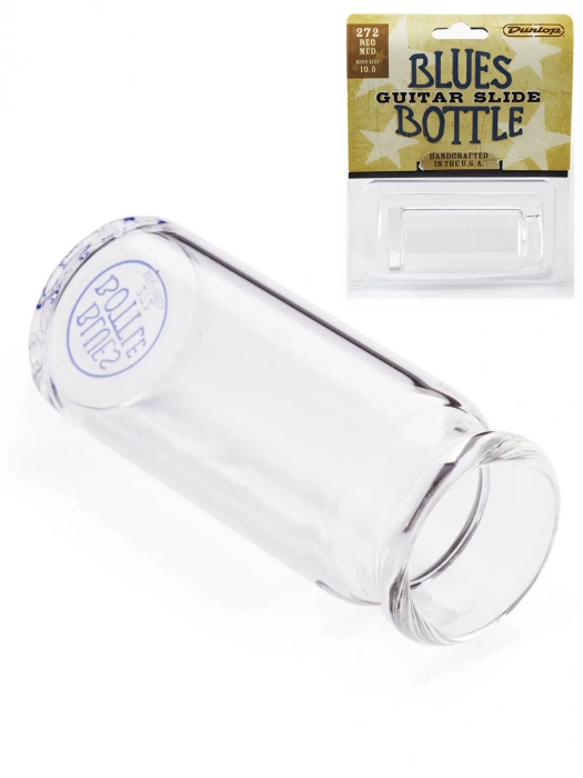 Dunlop 272 Blues Bottle Regular Wall Medium Clear Slide