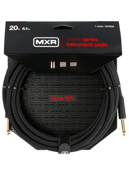 Кабель MXR DCIR20 Stealth Series Instrument Cable (20ft)