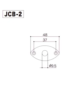Gotoh JCB-2 GG Jack Cover (Gold)