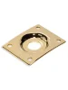 Роз'єм-планка Paxphil HJ005 Rectangular Jack Plate (Gold)