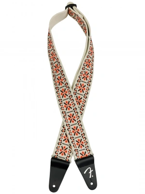 Fender Strap 2" Pasadena Woven Lattice Orange