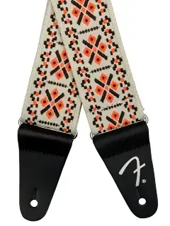Fender Strap 2" Pasadena Woven Lattice Orange