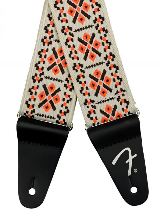 Fender Strap 2" Pasadena Woven Lattice Orange