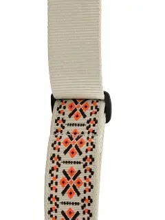 Fender Strap 2" Pasadena Woven Lattice Orange
