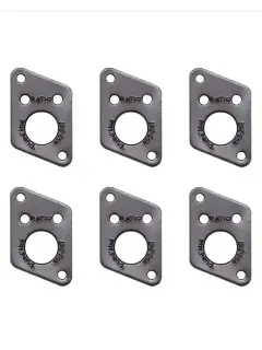 Graph Tech PRT-952-217-B0 Premium Plates For F Style Screw Hole Black