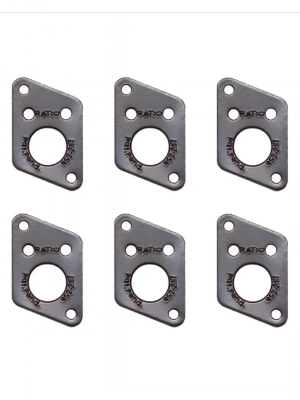 Graph Tech PRT-952-217-B0 Premium Plates For F Style Screw Hole Black