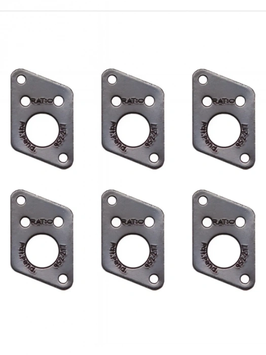 Прокладки для кілків Прокладки для кілків Graph Tech PRT-952-217-B0 Premium Plates For F Style Screw Hole Black