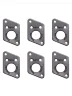 Прокладки для кілків Graph Tech PRT-952-217-B0 Premium Plates For F Style Screw Hole Black