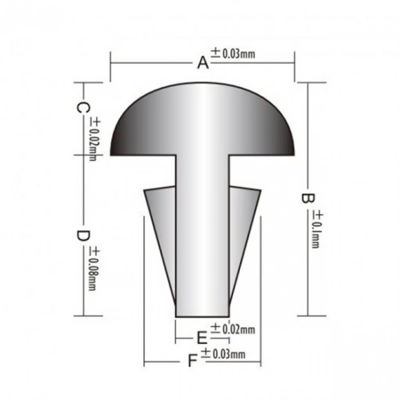 Лады Alice A035S-2.7 (стик 25 см., гнутый)