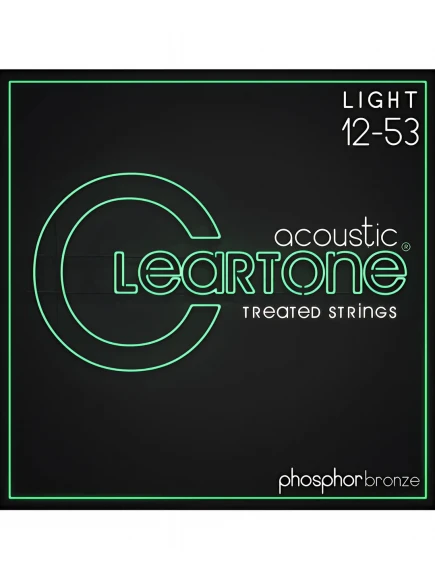 Струны Cleartone 7412 Acoustic Phosphor Bronze Light 12-53