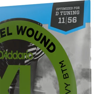 D'Addario EXL117 XL Nickel Wound Medium Top/Extra Heavy Bottom 11-56