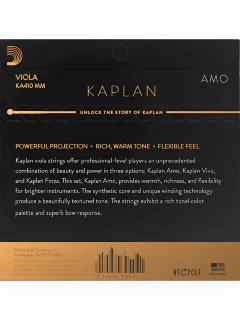 D'Addario KA410 MM Kaplan Amo Viola String Set Medium Scale Medium Tension
