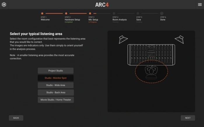 Система акустичної корекції Система акустичної корекції IK Multimedia ARC Studio
