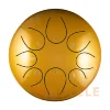 Глюкофон Hluru TY8-8 DeepYellow 8" (20см) 8 нот Tongue Drum Alloy Carburizing Steel