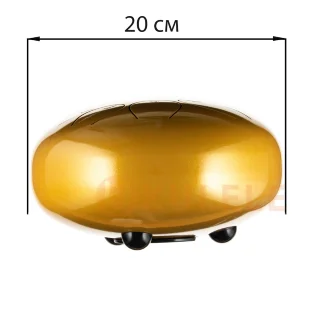 Hluru TY8-8 DeepYellow 8" (20см) 8 нот Tongue Drum Alloy Carburizing Steel