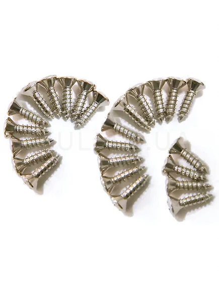 Саморез Dimarzio GH1000C Pickguard / Backplate Screws Set of 24 (Chrome)