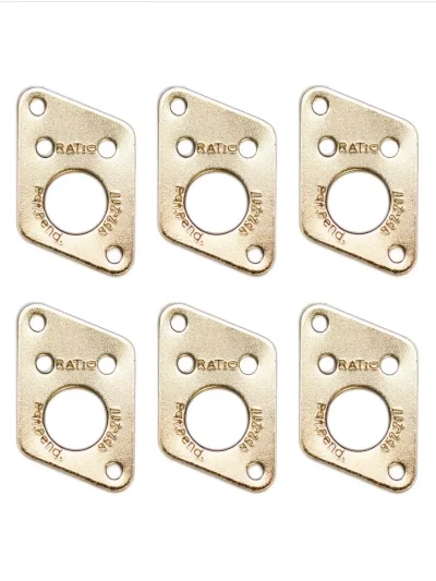 Прокладки для кілків Graph Tech PRT-952-217-G0 Premium Plates For F Style Screw Hole Gold