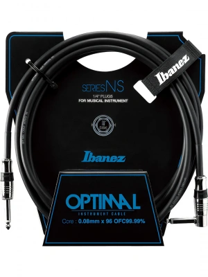 Ibanez NS10L Instrument Cabel 3m Angled