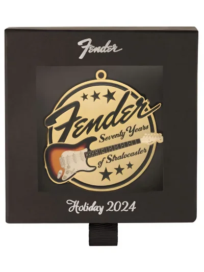 Ялинкова прикраса Fender Stratocaster 70th Anniversary Limited Addition Ornament 2024