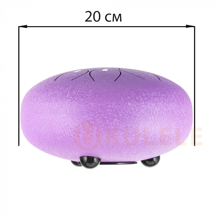 Глюкофон Глюкофон Hluru TY8-8 Lavander 8" (20см) 8 нот Tongue Drum Alloy Carburizing Steel