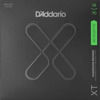 D'Addario XTAPB1670 XT Phosphor Bronze Baritone 16-70