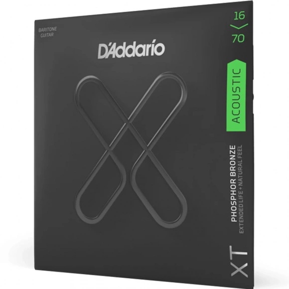 Струни D'Addario XTAPB1670 XT Phosphor Bronze Baritone 16-70 Струни D'Addario XTAPB1670 XT Phosphor Bronze Baritone 16-70