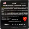 Струни DR NMCA-11 Neon Multi-Color Acoustic Custom Light 11-50