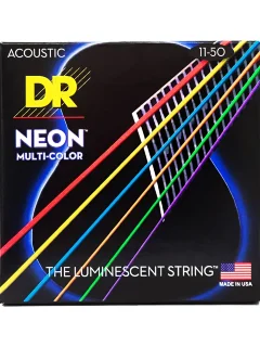DR NMCA-11 Neon Multi-Color Acoustic Custom Light 11-50