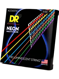 DR NMCA-11 Neon Multi-Color Acoustic Custom Light 11-50