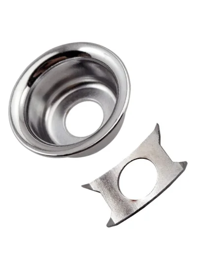 Роз'єм-планка Paxphil HJ009 Recessed Jack Plate (Chrome)
