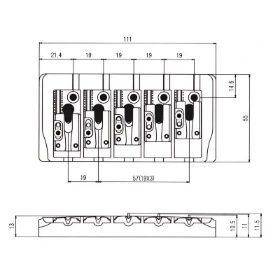 Бридж Paxphil BB405 (Chrome)