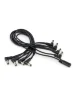 Кабель для живлення RockCable Flat Daisy Chain Cable 8 Outputs angled