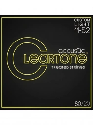 Cleartone 7611 Acoustic 80/20 Bronze Ultra Light 11-52 Cleartone 7611 Acoustic 80/20 Bronze Ultra Light 11-52