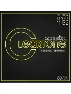 Cleartone 7611 Acoustic 80/20 Bronze Ultra Light 11-52